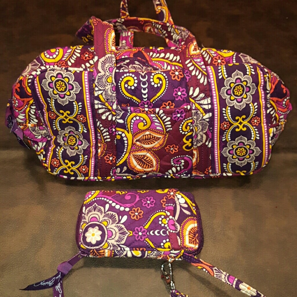 Vera Bradley purse and wristlet, NWOT